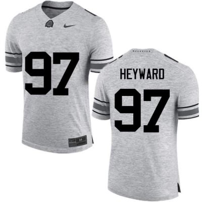 Men's Ohio State Buckeyes #97 Cameron Heyward Gray Nike NCAA College Football Jersey Trade YHB3844PM